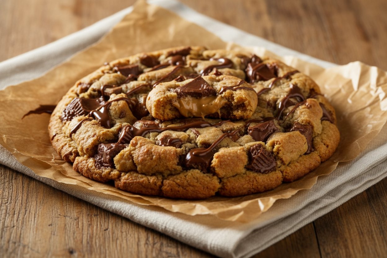 Peanut Butter Cup — an oversized gourmet cookie.